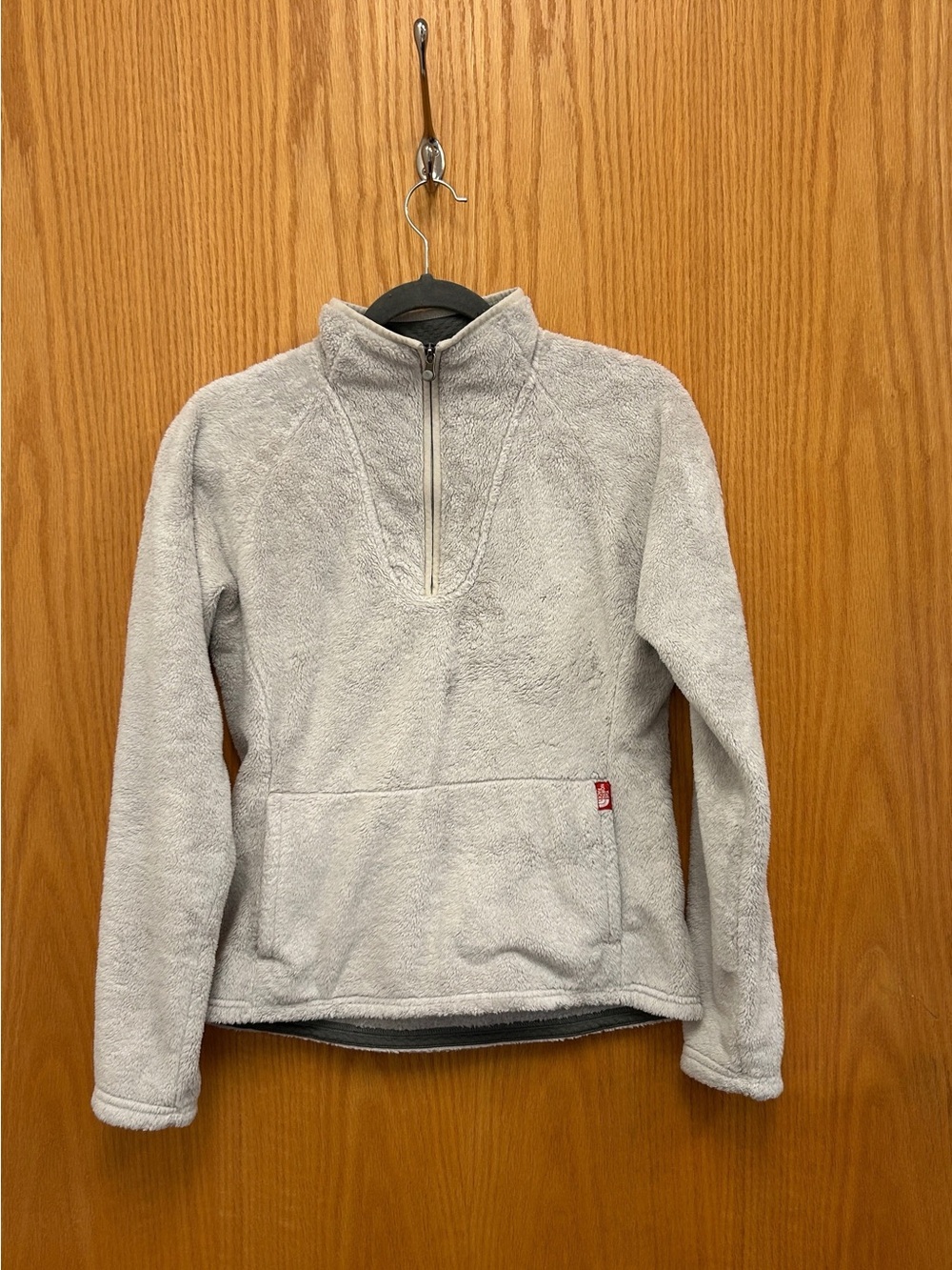 The North Face Oatmeal High Pile Fleece Quarter Zip Y2K 2009 S